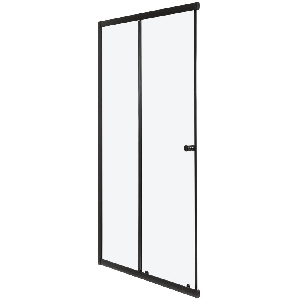 Ușă de duș glisantă Kerra Olga SQ Element 100 cm, negru mat