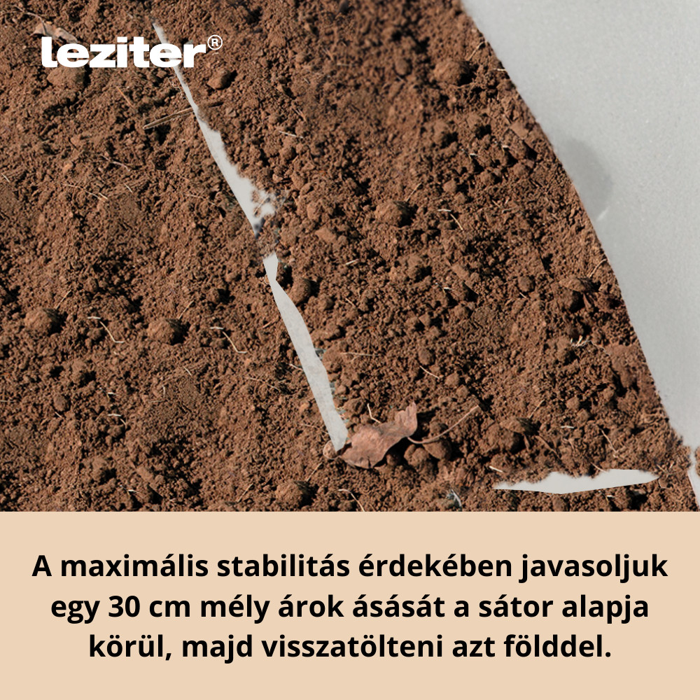 Sera pentru răsaduri Leziter 180x140x94 cm, transparentă, cu folie și cadru stabil