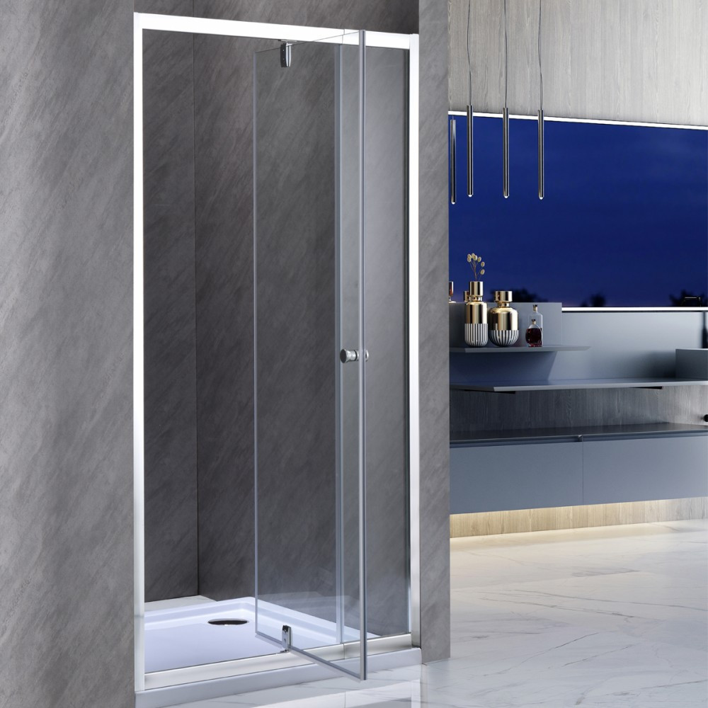 Ușă de duș Leziter Flexi reglabilă 86-101x185 cm, sticlă securizată 6 mm