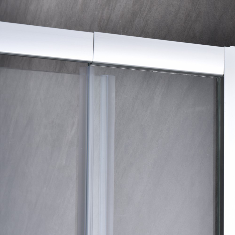 Ușă de duș Leziter Flexi reglabilă 86-101x185 cm, sticlă securizată 6 mm