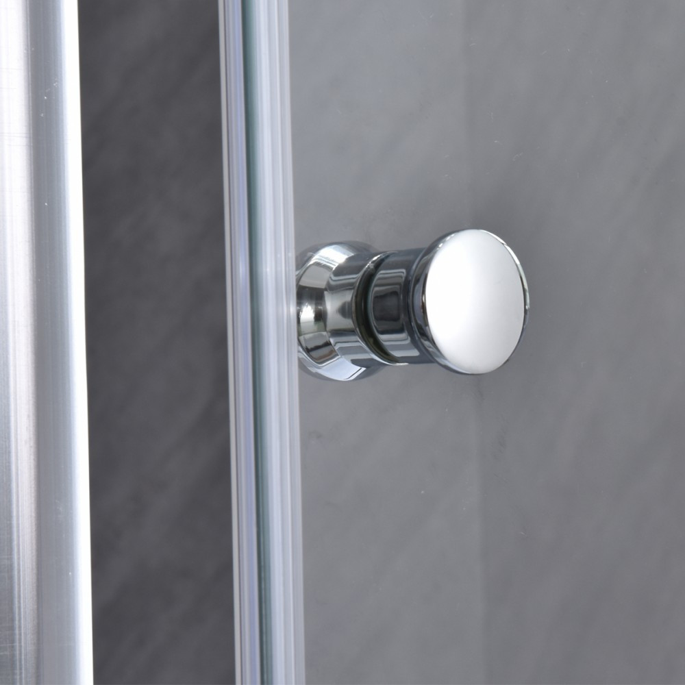 Ușă de duș Leziter Flexi reglabilă 86-101x185 cm, sticlă securizată 6 mm