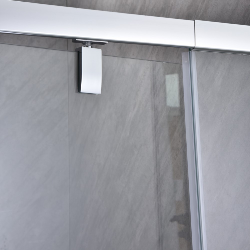 Ușă de duș Leziter Flexi reglabilă 86-101x185 cm, sticlă securizată 6 mm