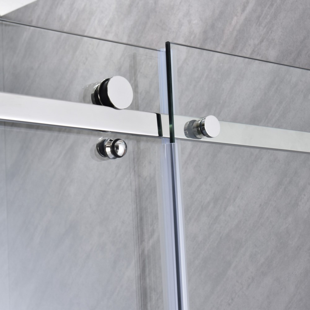 Ușă de duș tip rulou Leziter 130x195 cm, sticlă securizată 8 mm