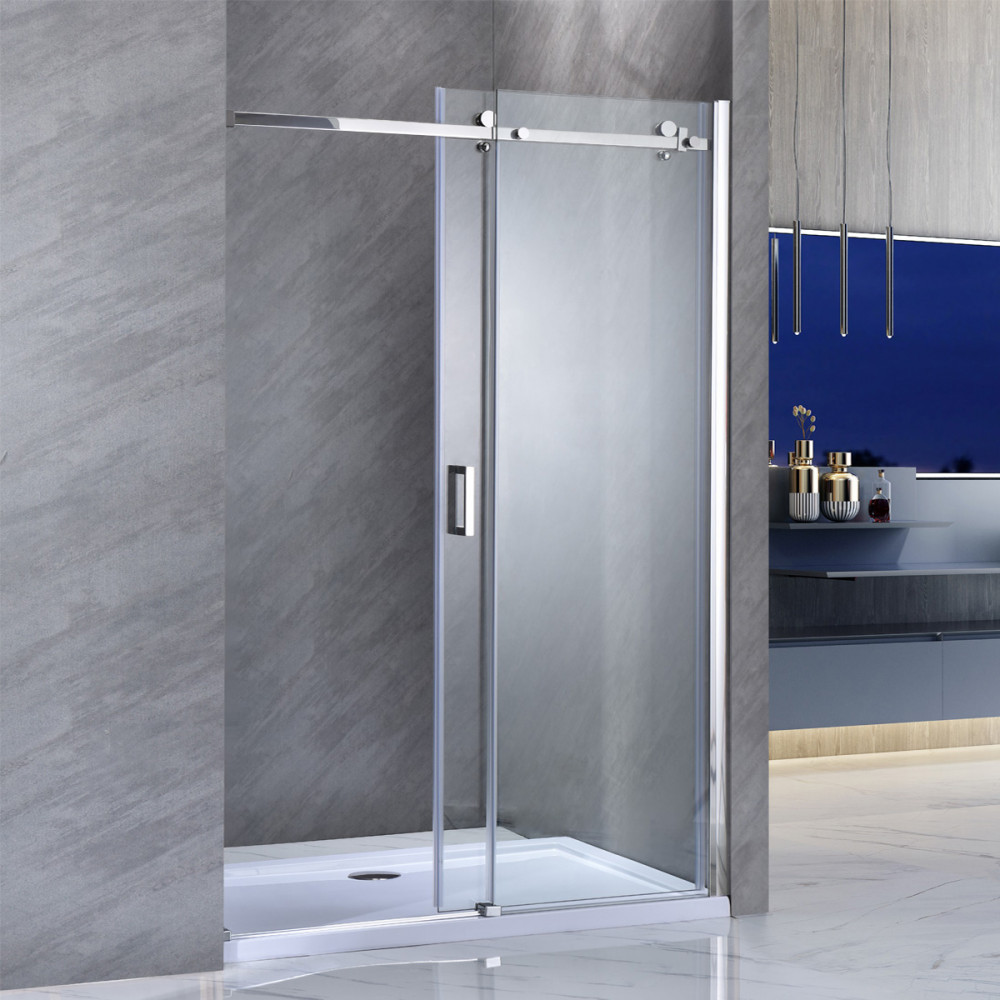 Ușă de duș tip rulou Leziter 130x195 cm, sticlă securizată 8 mm