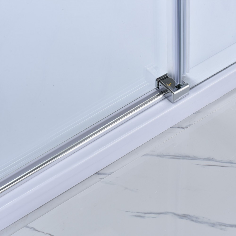 Ușă de duș tip rulou Leziter 130x195 cm, sticlă securizată 8 mm