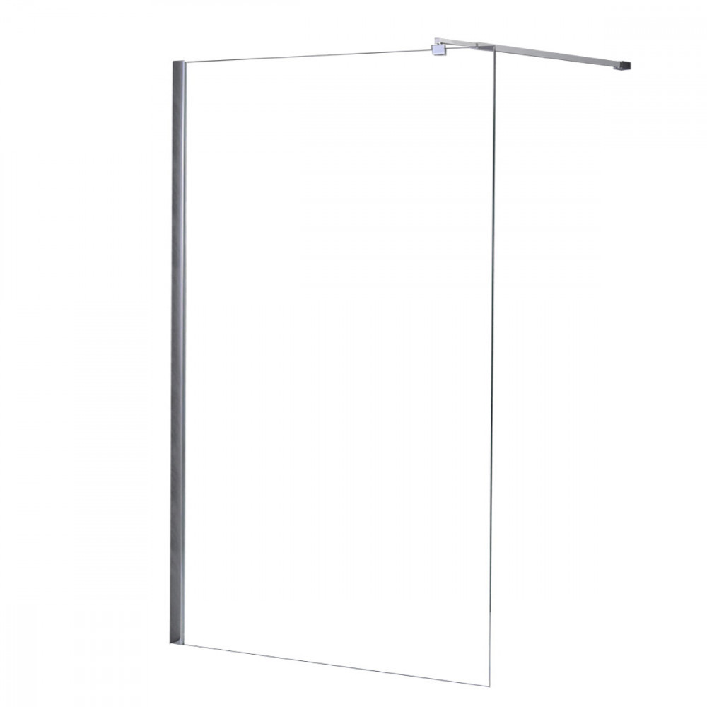 Perete de duș walk-in Leziter River 100x190 cm, sticlă securizată 6 mm