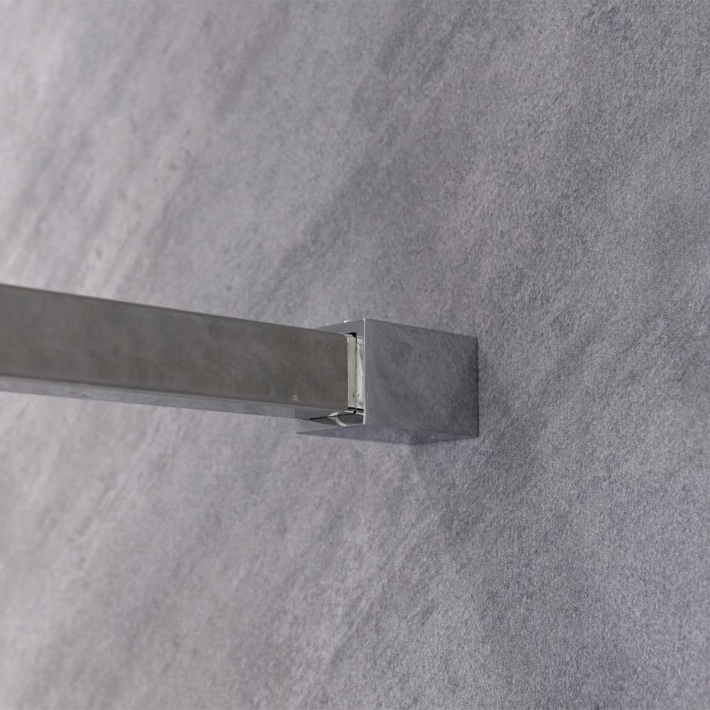 Perete de duș walk-in Leziter River 100x190 cm, sticlă securizată 6 mm