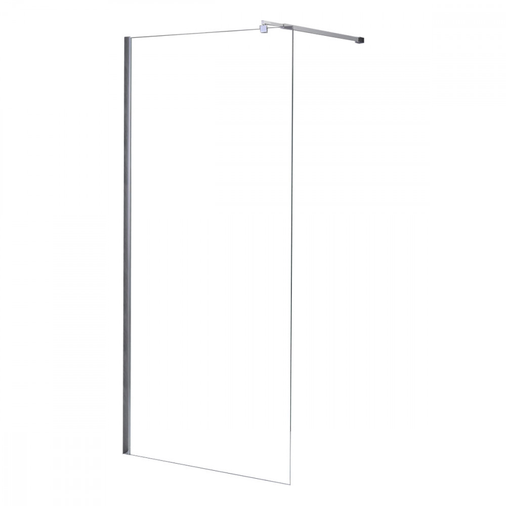 Perete de duș walk-in Leziter River 70x190 cm, sticlă securizată 6 mm