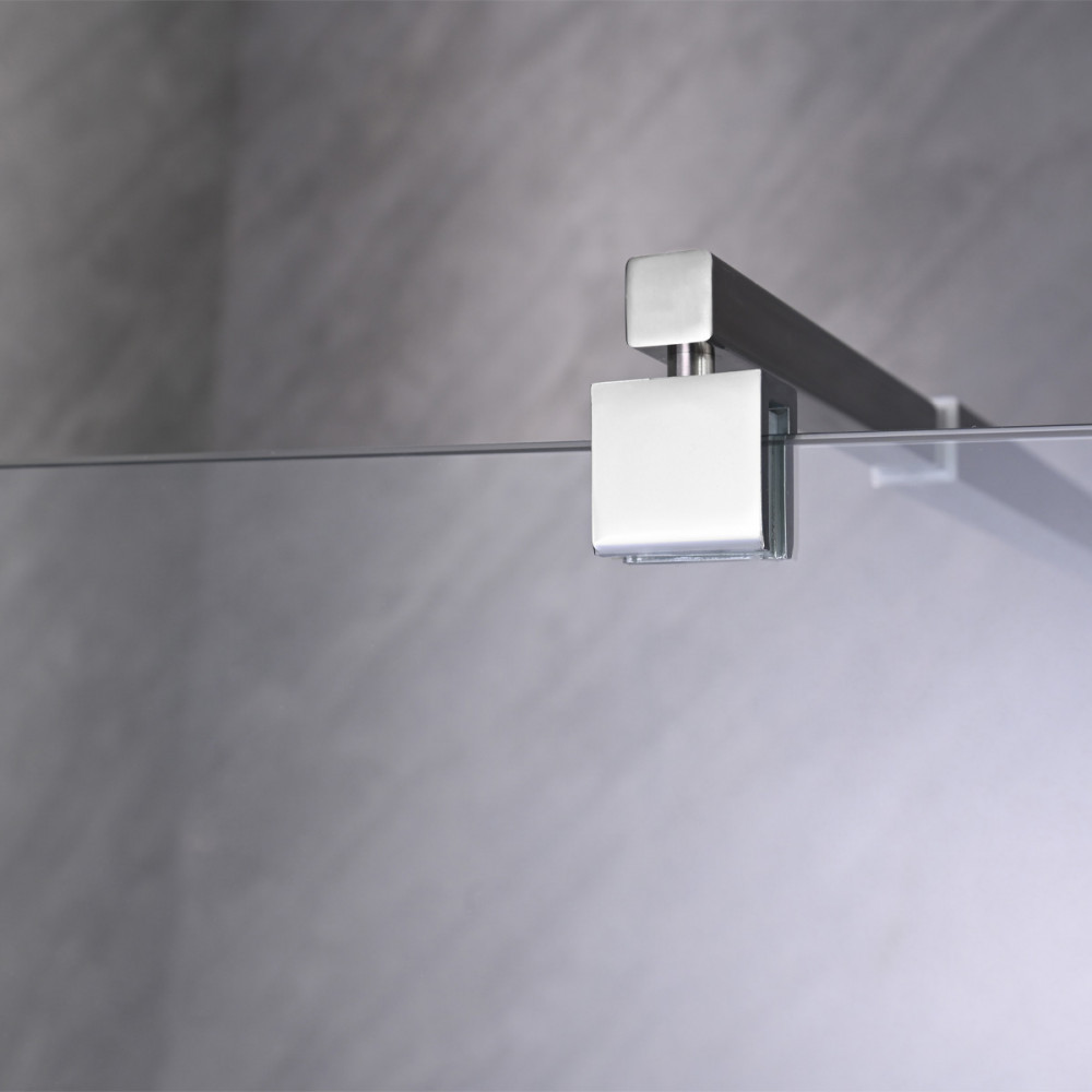 Perete de duș walk-in Leziter River 70x190 cm, sticlă securizată 6 mm