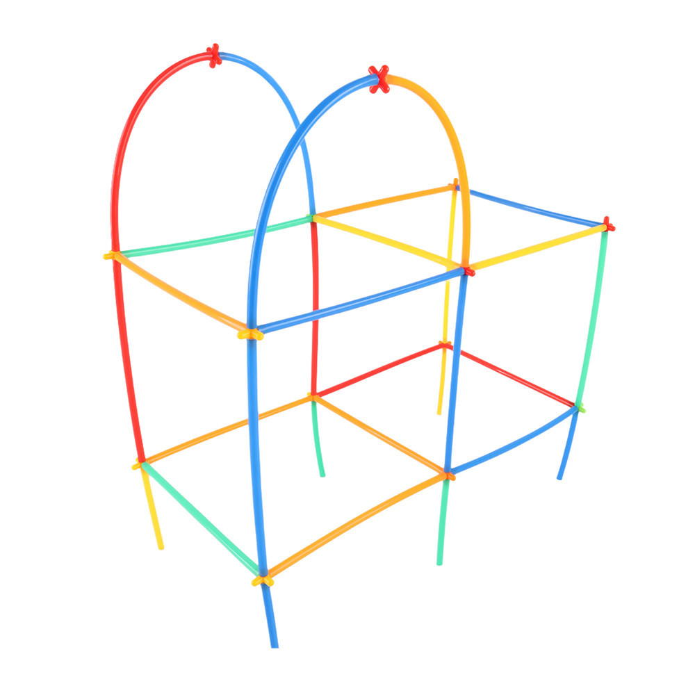 Leziter set bețe pentru construcții creative, 1200 piese, cu cutie