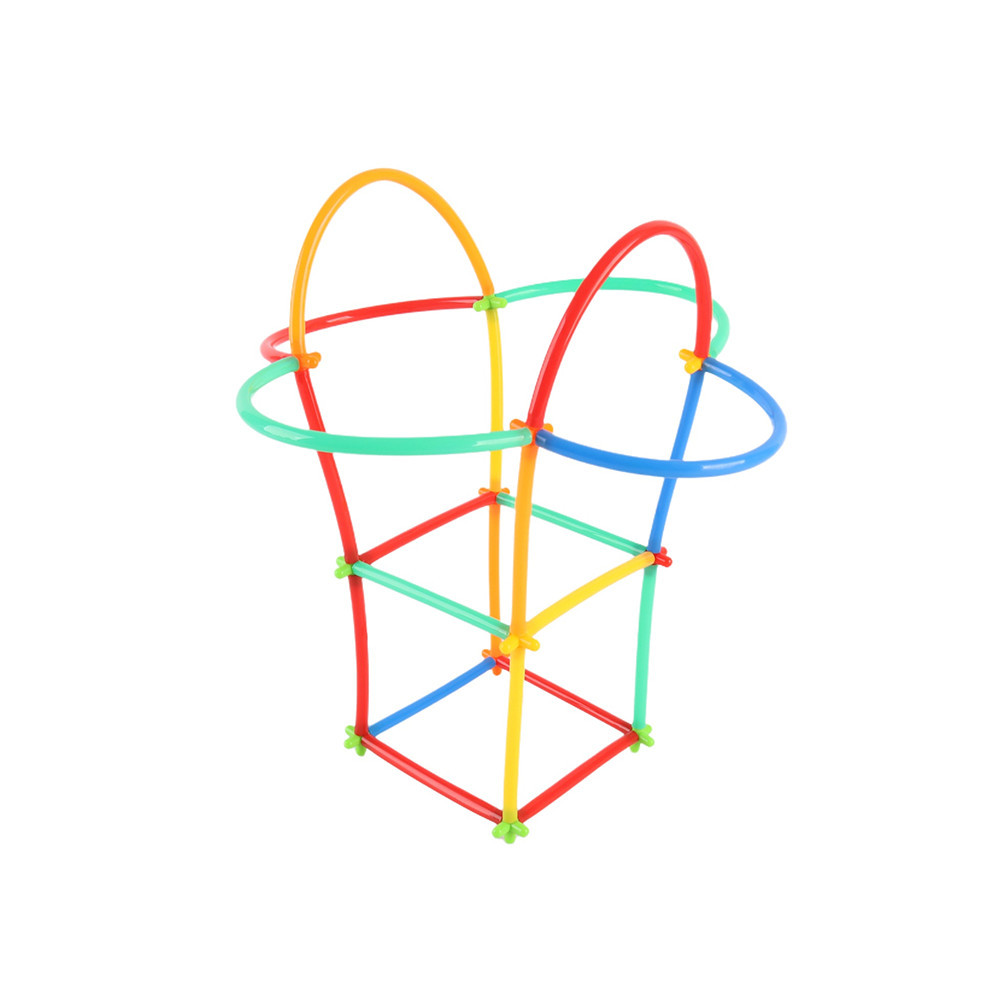 Leziter set bețe pentru construcții creative, 1200 piese, cu cutie