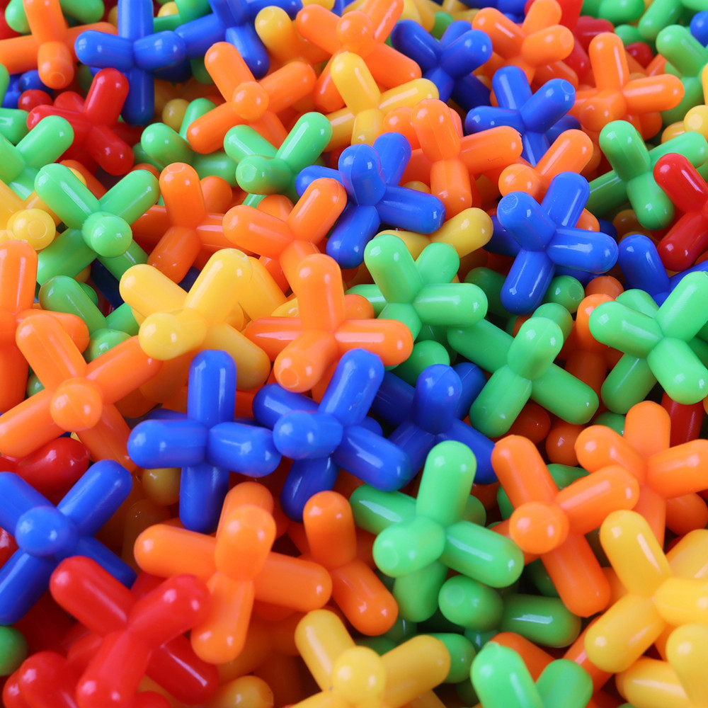 Leziter set bețe pentru construcții creative, 1200 piese, cu cutie