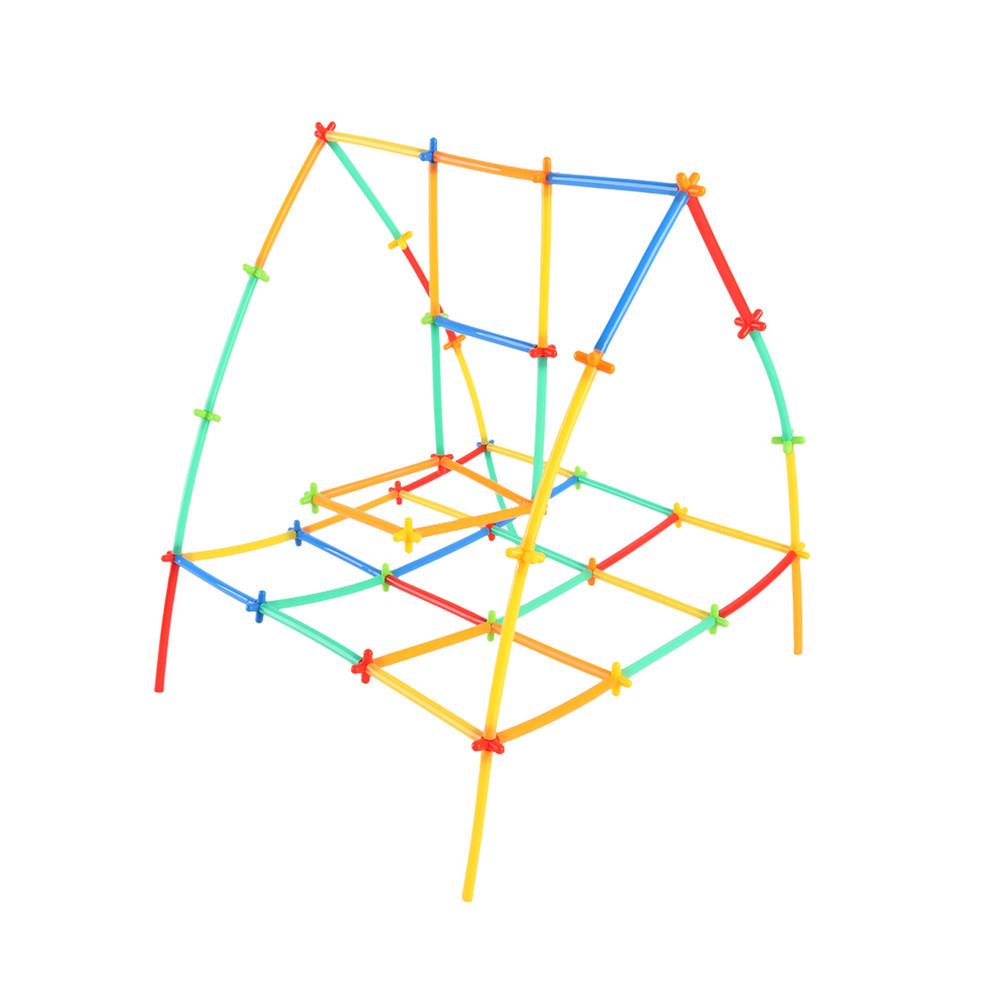 Leziter set bețe pentru construcții creative, 1200 piese, cu cutie