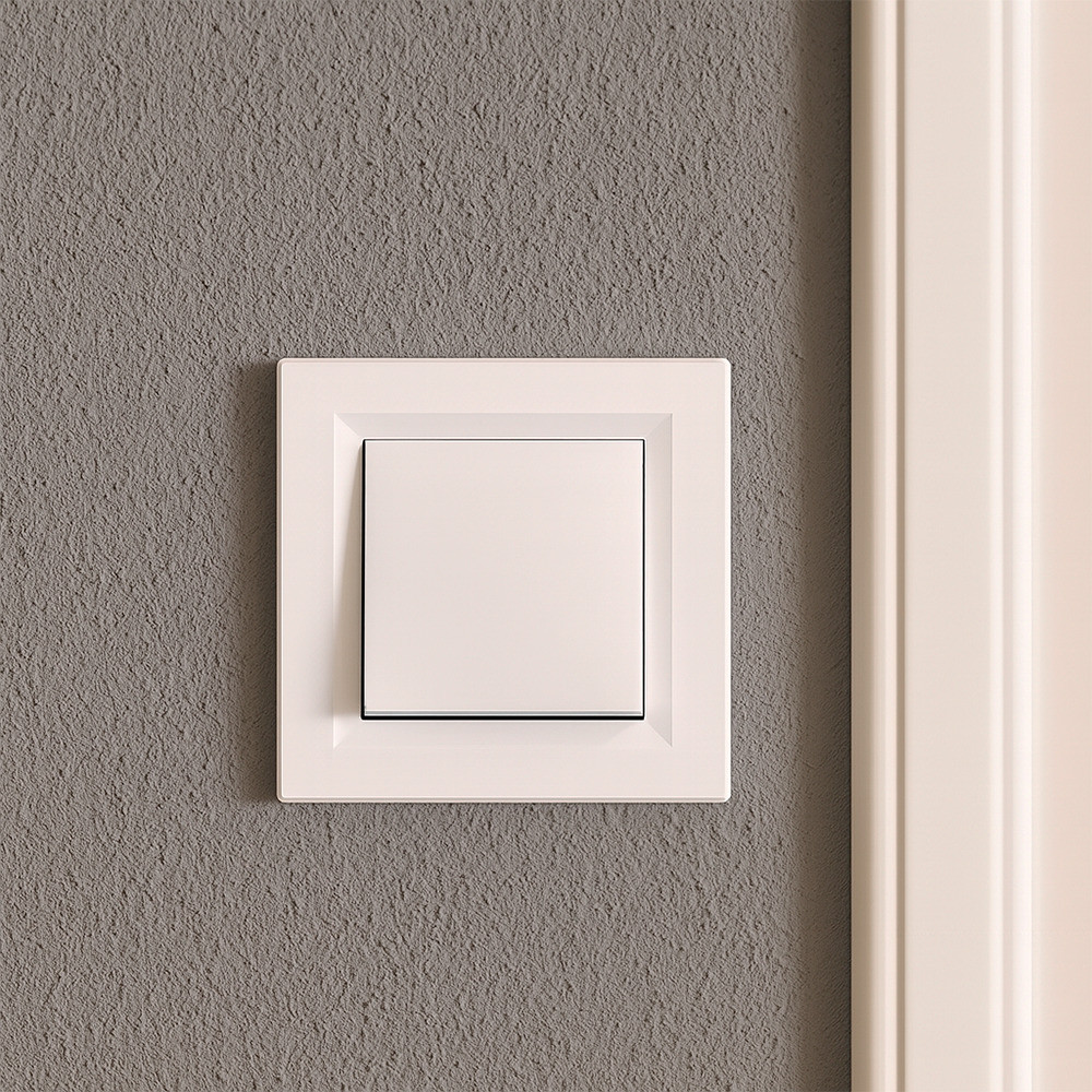 Leziter Comutator Nova 10A 250V 106 alb