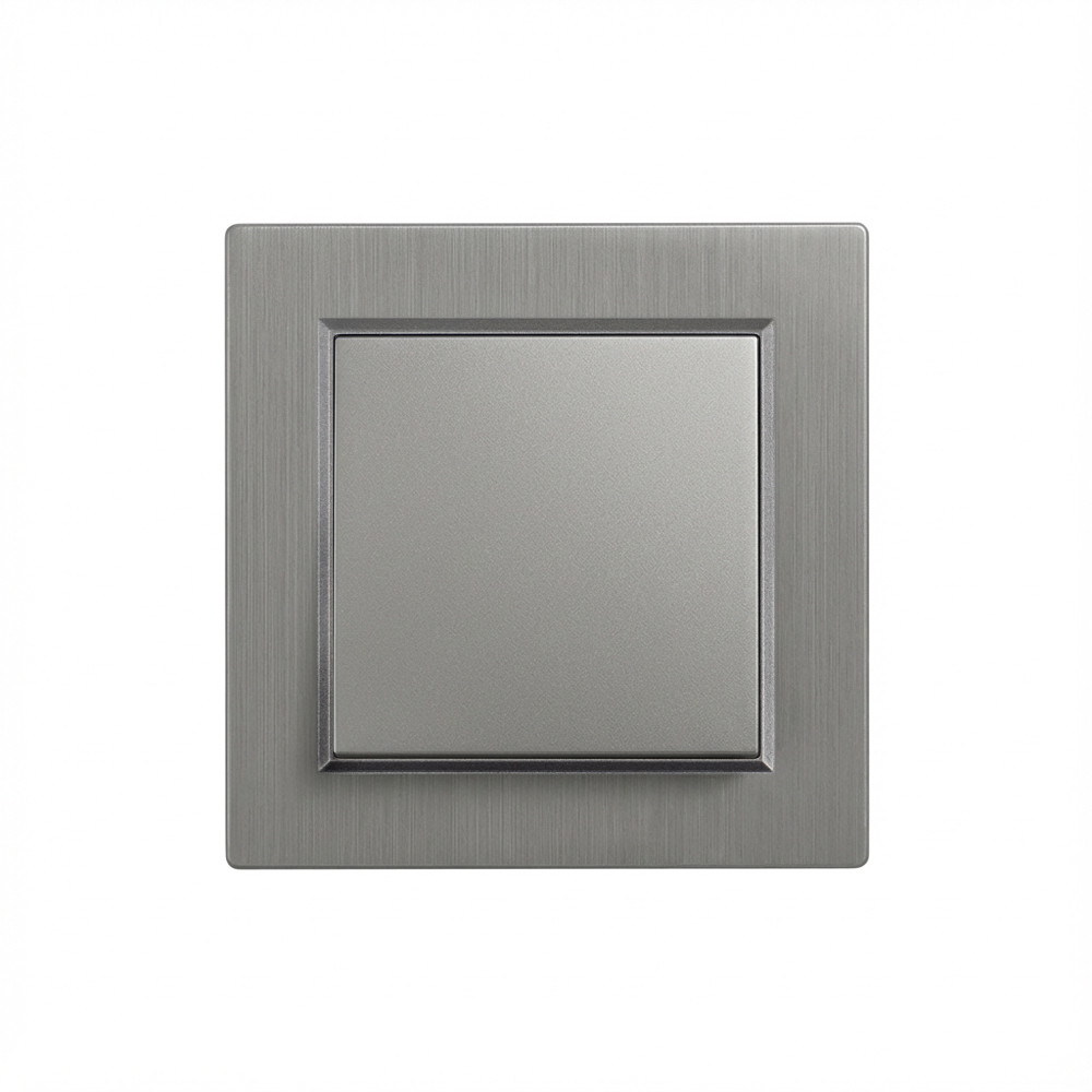 Comutator cap-scară Leziter Nova 10A 250V tip 106, cu cadru gri