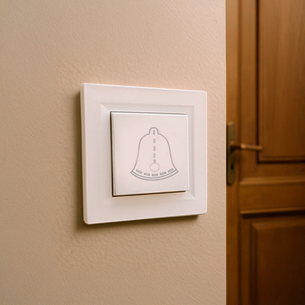 Leziter Comutator clopot Nova 101N alb