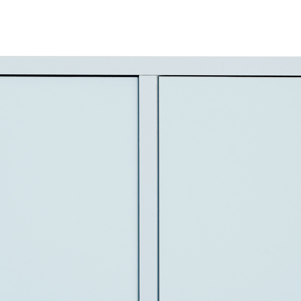 Dulap de perete Leziter Boxie cu 2 uși, 80x80x37 cm, albastru