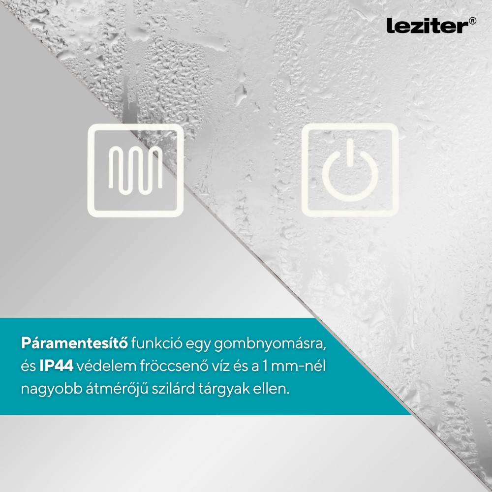 Leziter Ria 60 oglindă cu iluminare led 60x80 cm