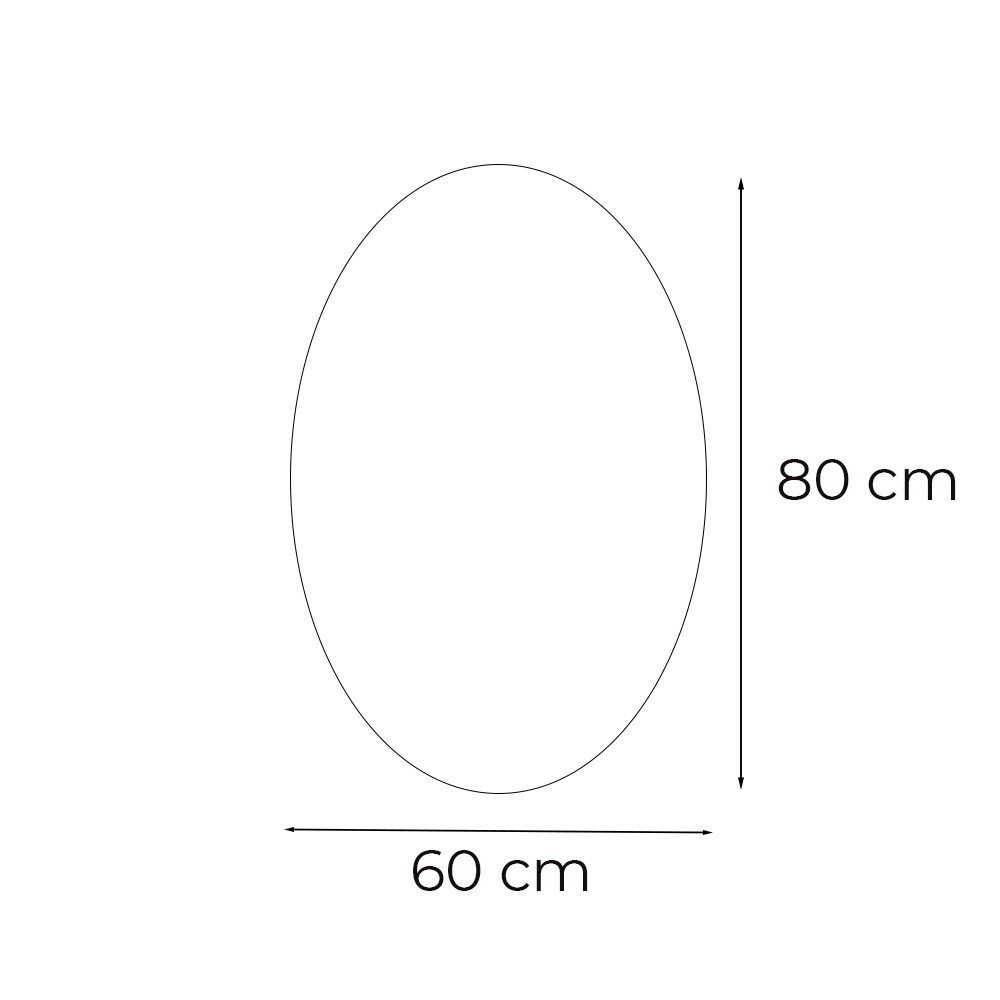 Leziter Ria 60 oglindă cu iluminare led 60x80 cm