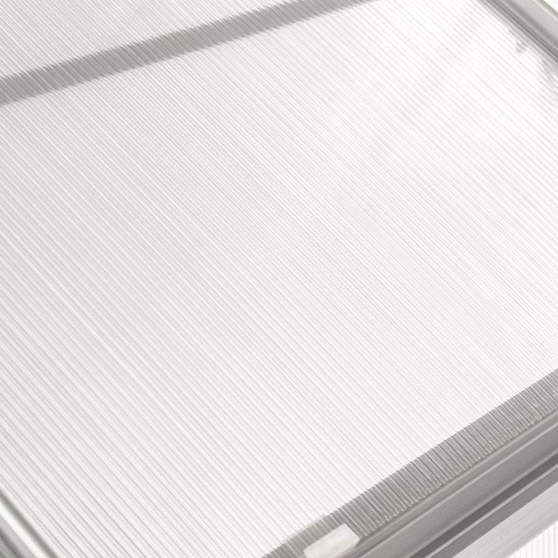 Seră de grădină Mirpol din policarbonat 4 mm, 2,5 x 4,3 m, aluminiu/oțel