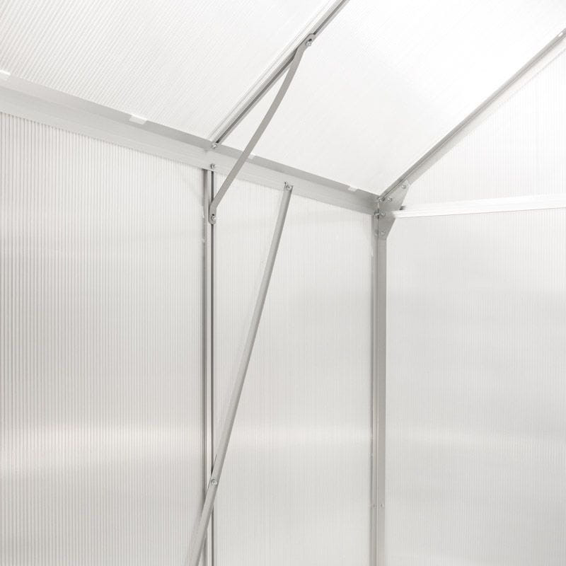 Seră de grădină Mirpol din policarbonat 4 mm, 2,5 x 4,3 m, aluminiu/oțel