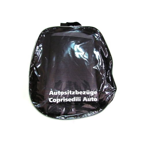 Huse auto universale 2+1 din material textil, set 6 piese pentru scaun dublu