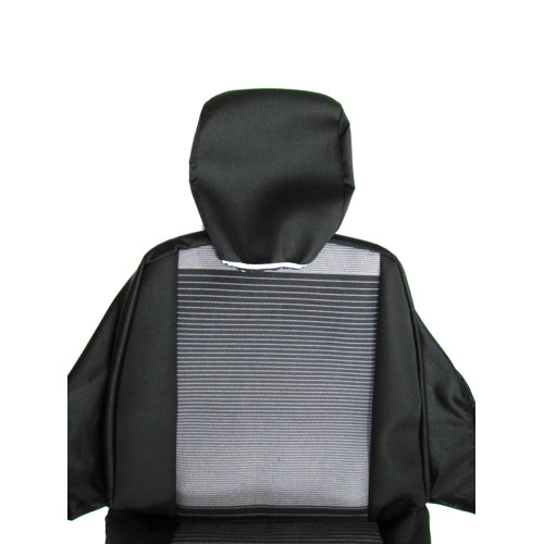 Huse auto universale 2+1 din material textil, set 6 piese pentru scaun dublu