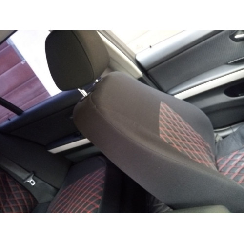 Set huse scaune dedicate BMW E91 318, model romb, fractionate, premium