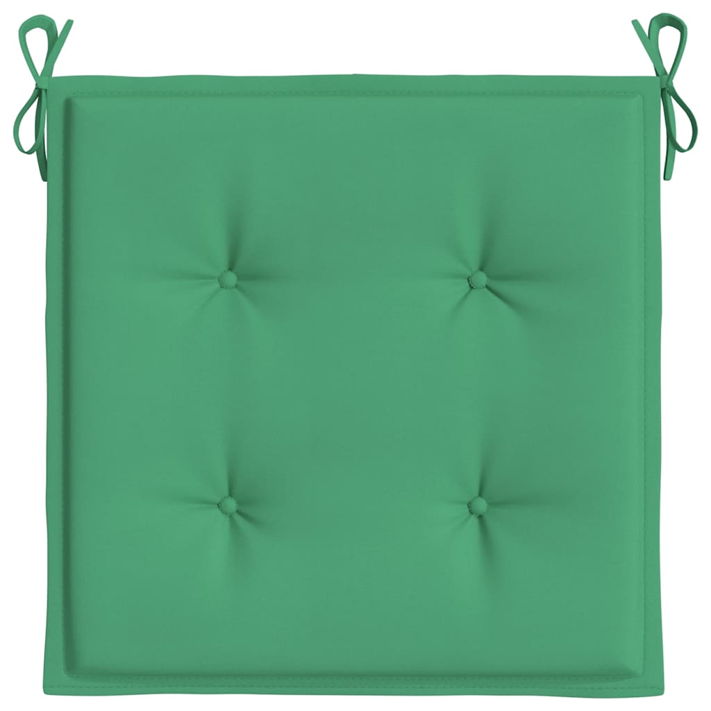 Perne scaune grădină 2 buc. verde 40x40x4 cm țesătură Oxford GartenMobel Dekor