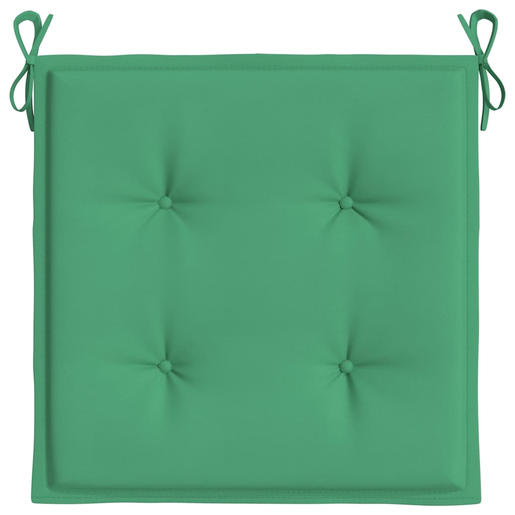 Perne scaune grădină 6 buc. verde 40x40x4 cm țesătură Oxford GartenMobel Dekor