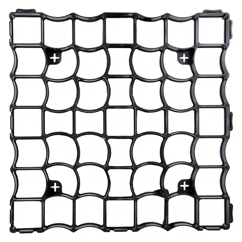 Grilă de parcare Eco Grid P25 50x50x2,5 cm din plastic reciclat, 120 t/m²