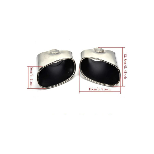 Set ornamente toba pentru BMW X5 E70, aspect cromat, cod XE70.5 (set)