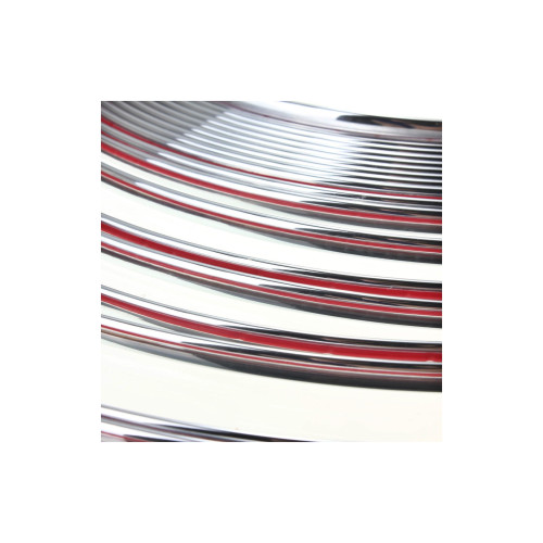 Rola ornament auto nichel/crom autoadeziva 8 mm x 15 m pentru decor