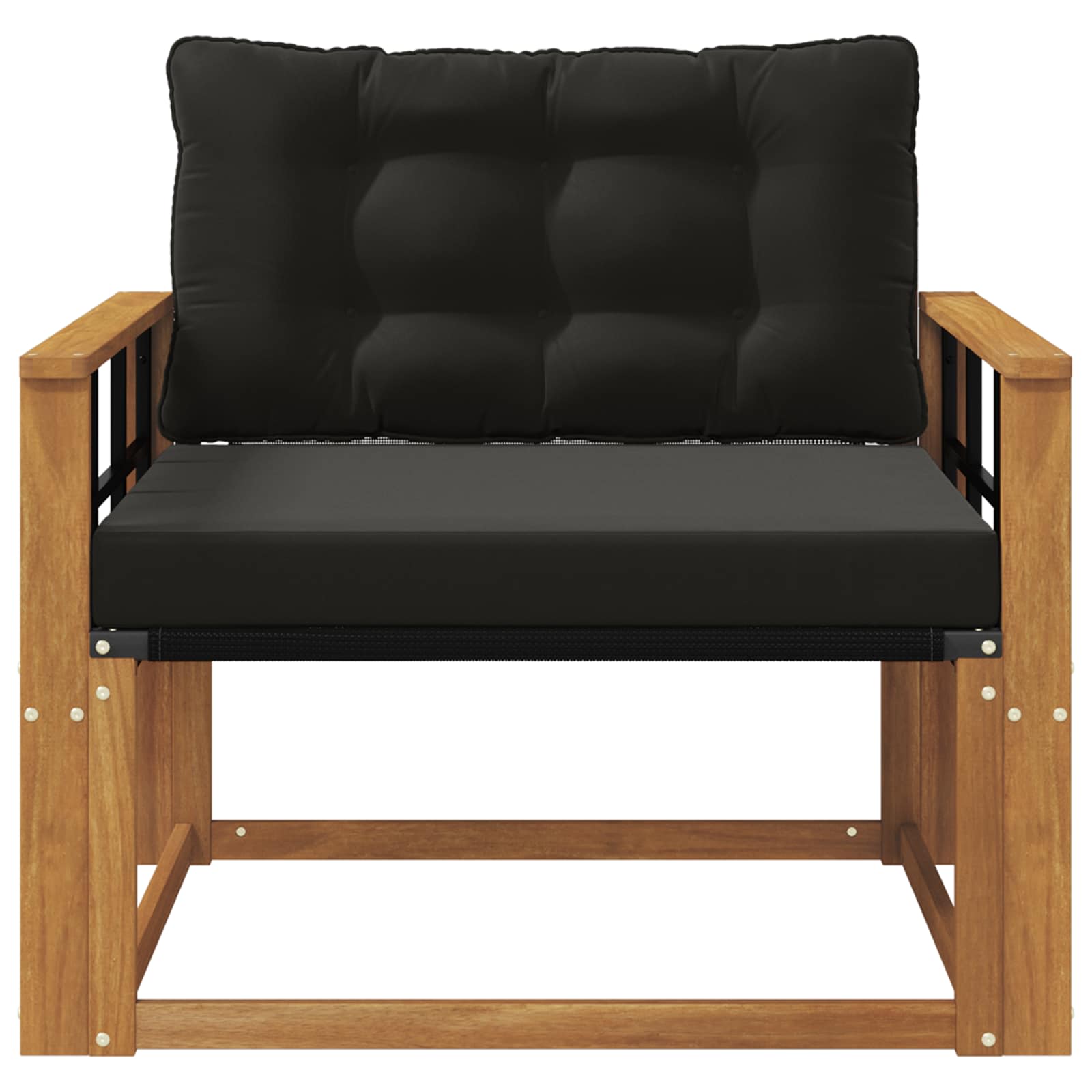 Set de canapele de exterior Lemn solid de Acacia și Textilene GartenMobel Dekor