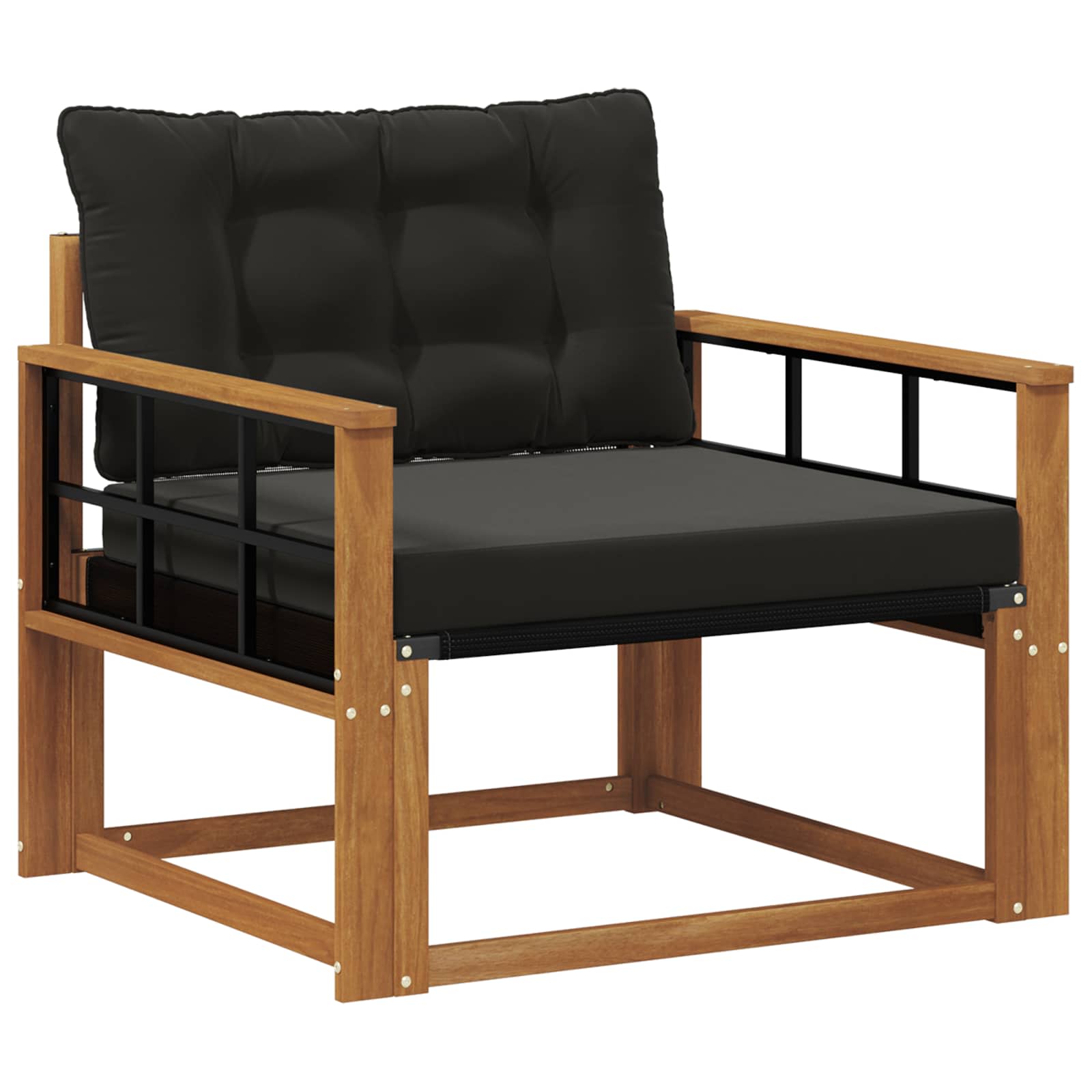 Set de canapele de exterior Lemn solid de Acacia și Textilene GartenMobel Dekor