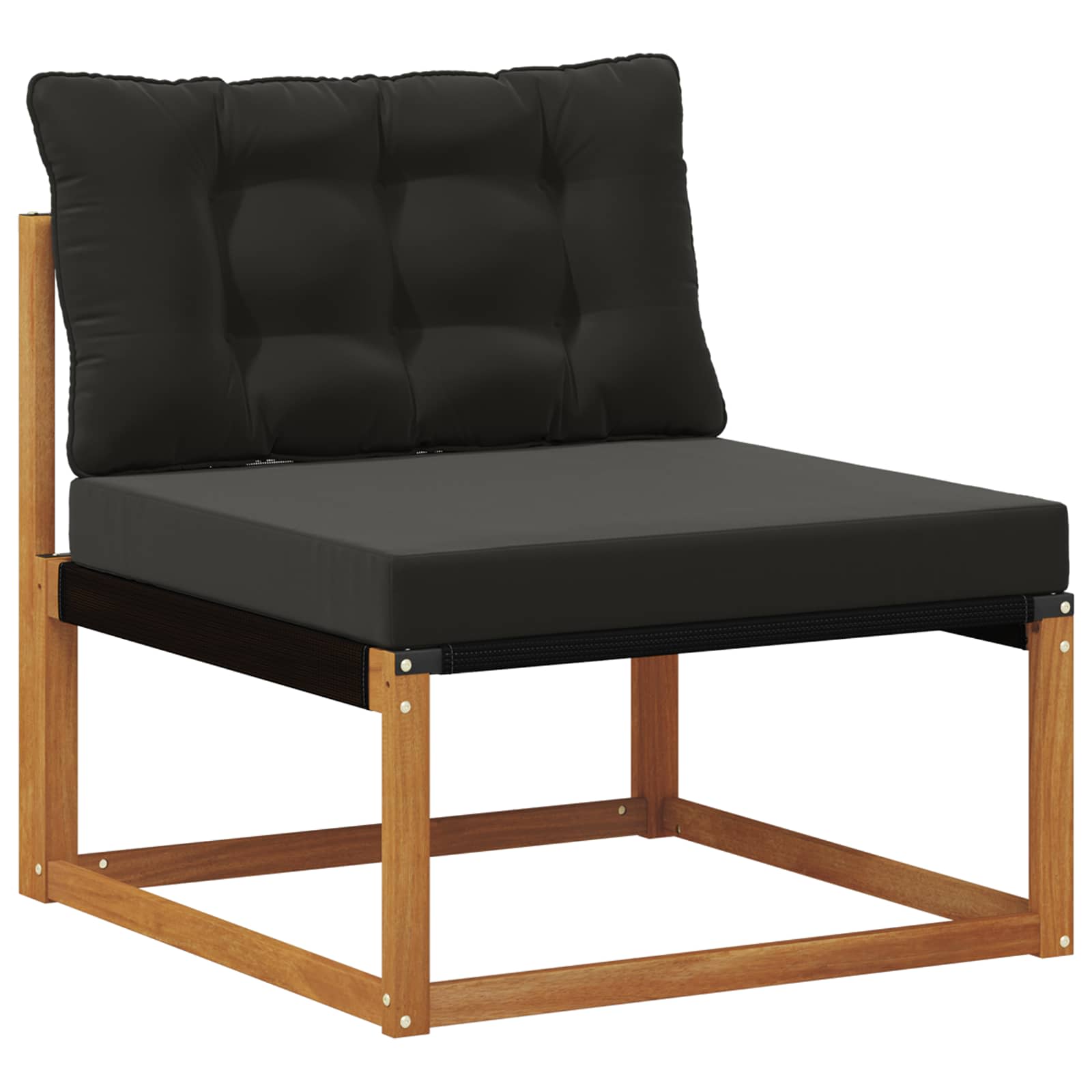 Set de canapele de exterior Lemn solid de Acacia și Textilene GartenMobel Dekor