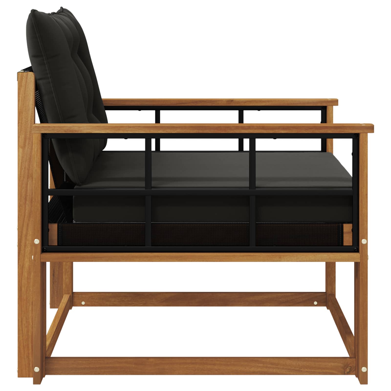 Set de canapele de exterior Lemn solid de Acacia și Textilene GartenMobel Dekor