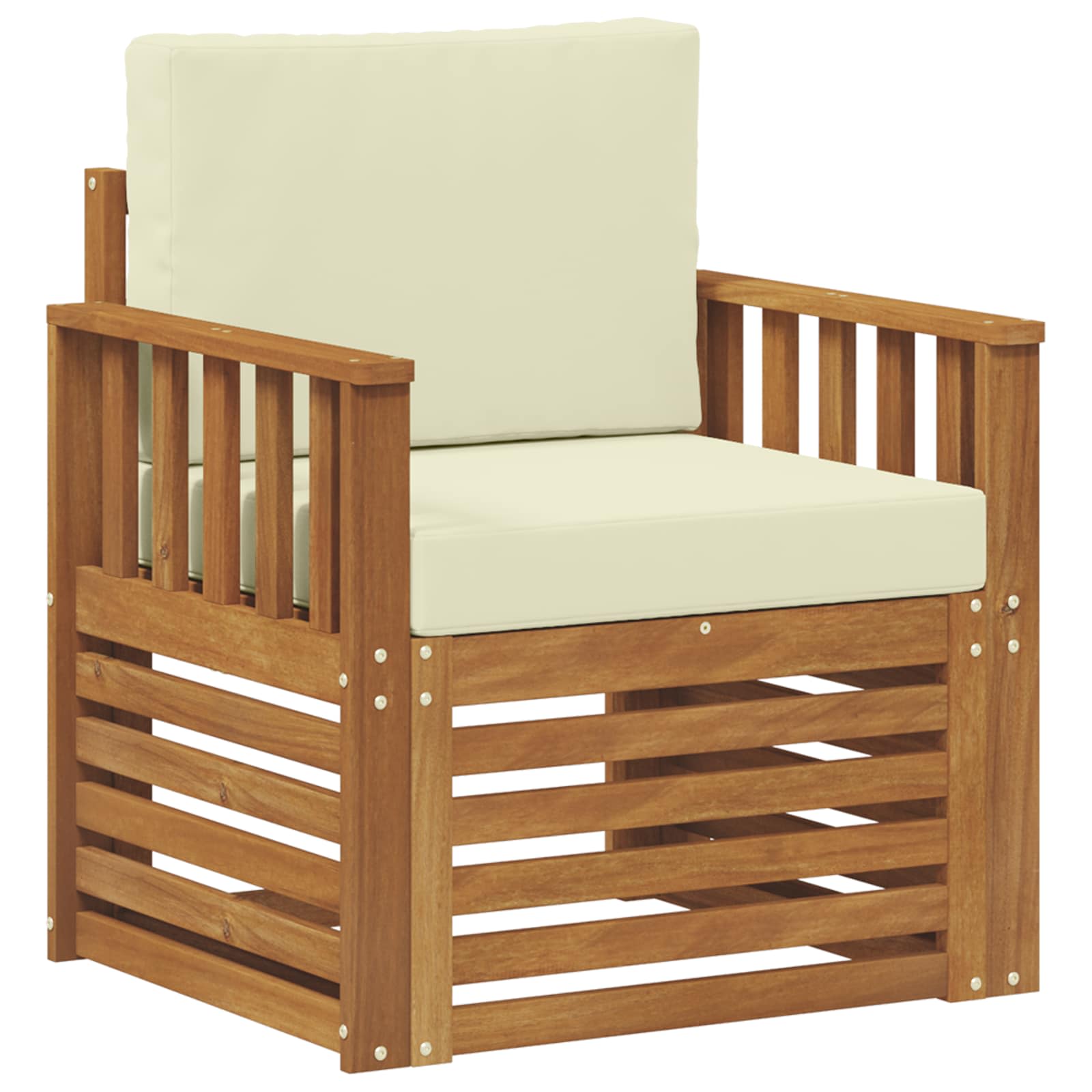 Set de canapele de exterior cu pernă natural 71 x 63 x 73 cm GartenMobel Dekor