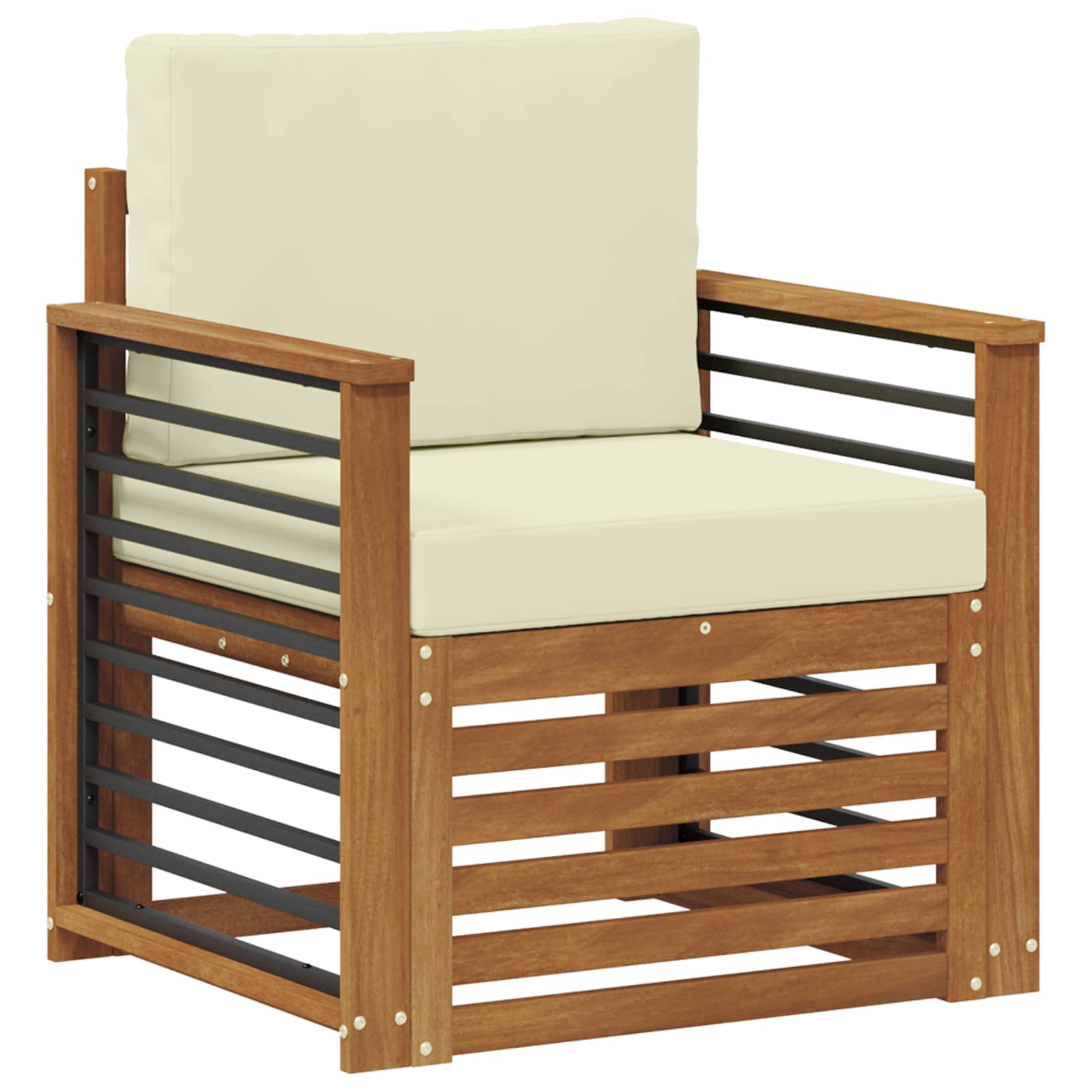 Set de canapele de exterior cu pernă natural 71 x 63 x 73 cm GartenMobel Dekor