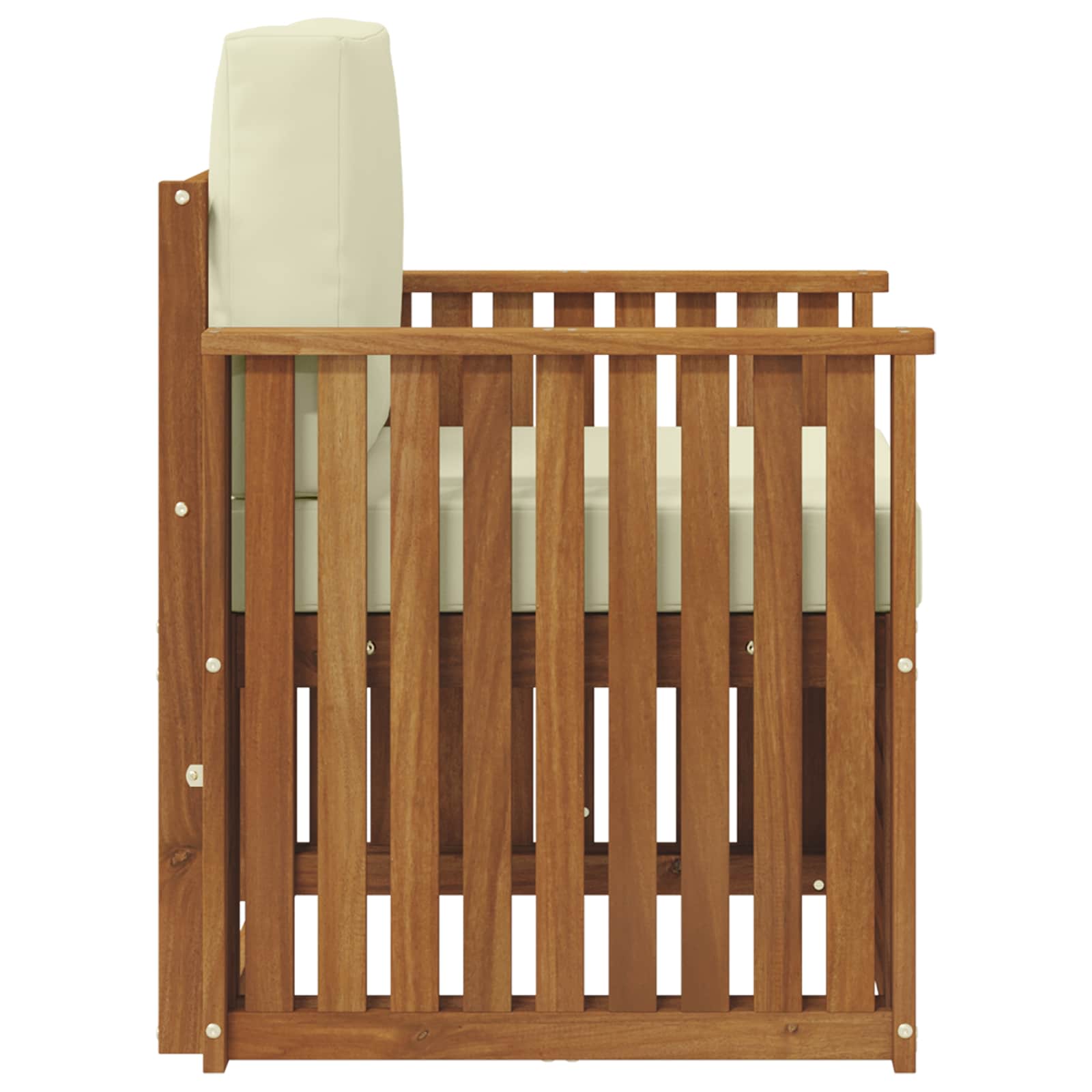Set de canapele de exterior cu pernă natural 71 x 63 x 73 cm GartenMobel Dekor