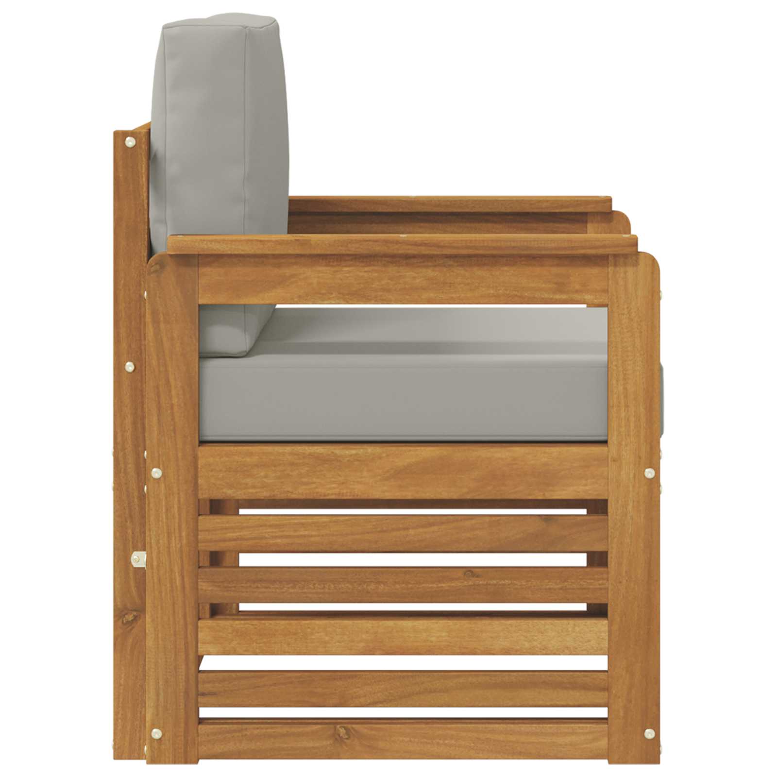 Set de canapele de exterior cu pernă natural 71 x 63 x 73 cm GartenMobel Dekor