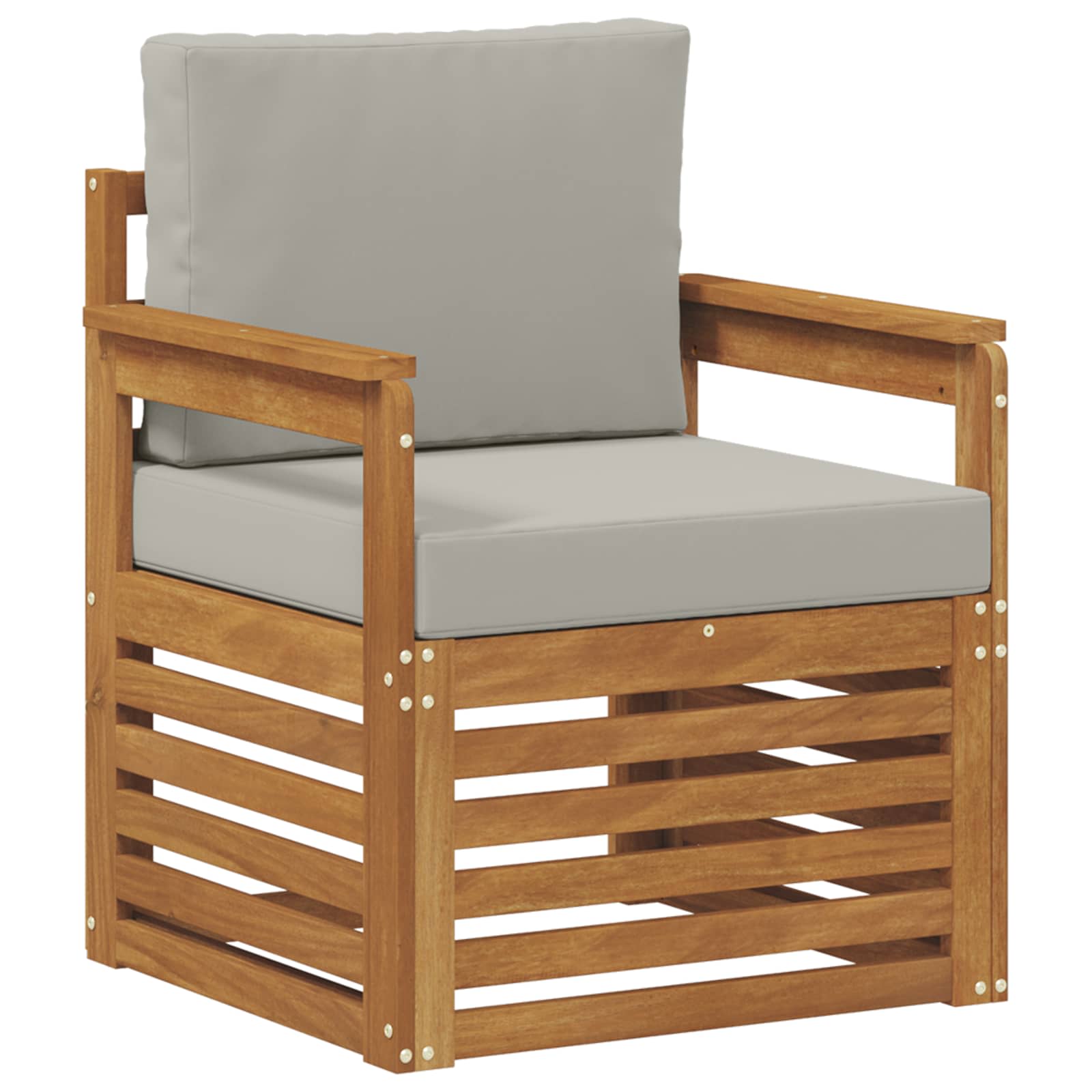 Set de canapele de exterior cu pernă natural 71 x 63 x 73 cm GartenMobel Dekor