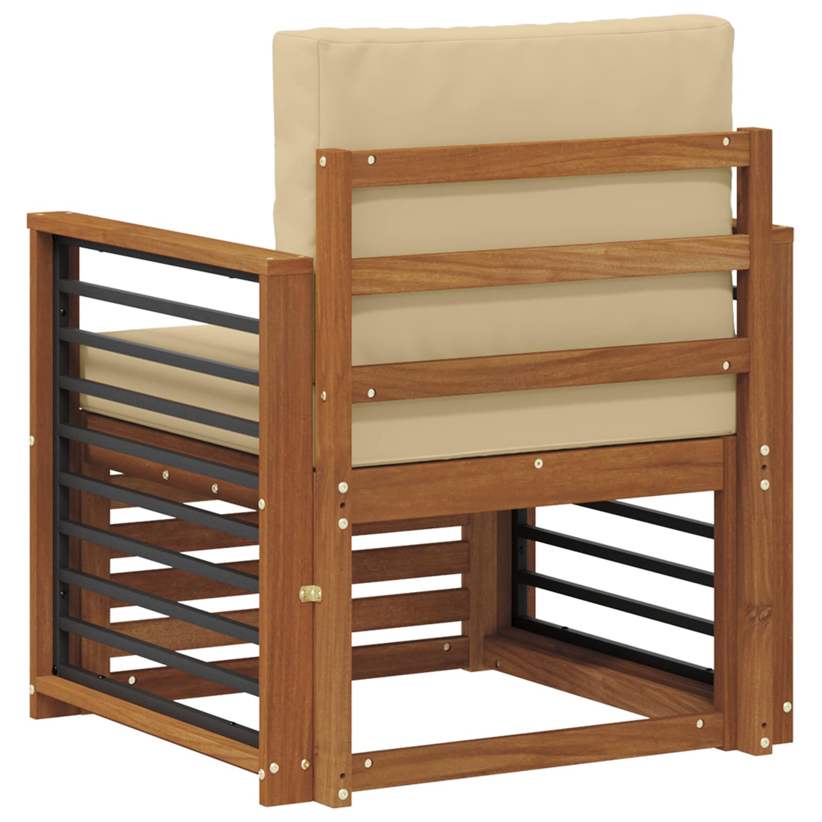 Set de canapele de exterior cu pernă natural 71 x 63 x 73 cm GartenMobel Dekor