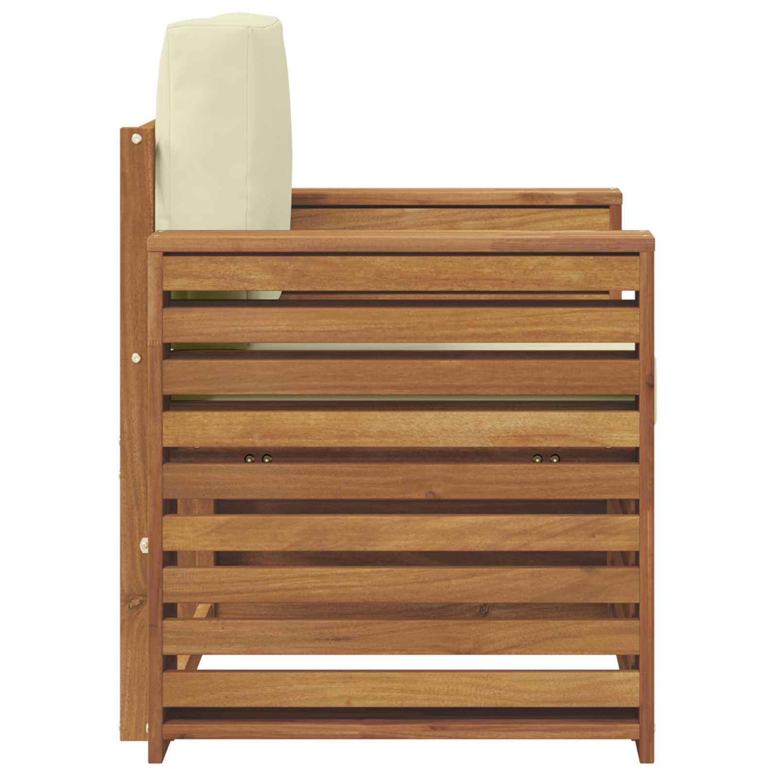 Set de canapele de exterior cu pernă natural 79 x 63 x 73 cm GartenMobel Dekor
