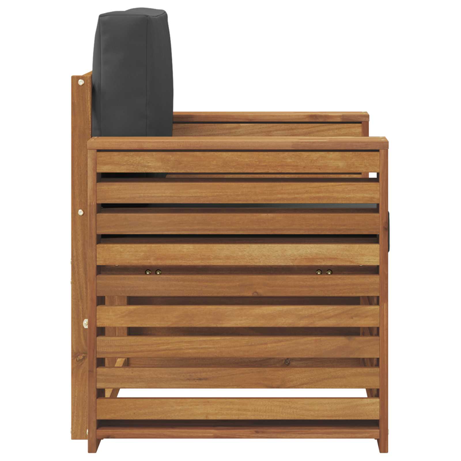 Set de canapele de exterior cu pernă natural 79 x 63 x 73 cm GartenMobel Dekor