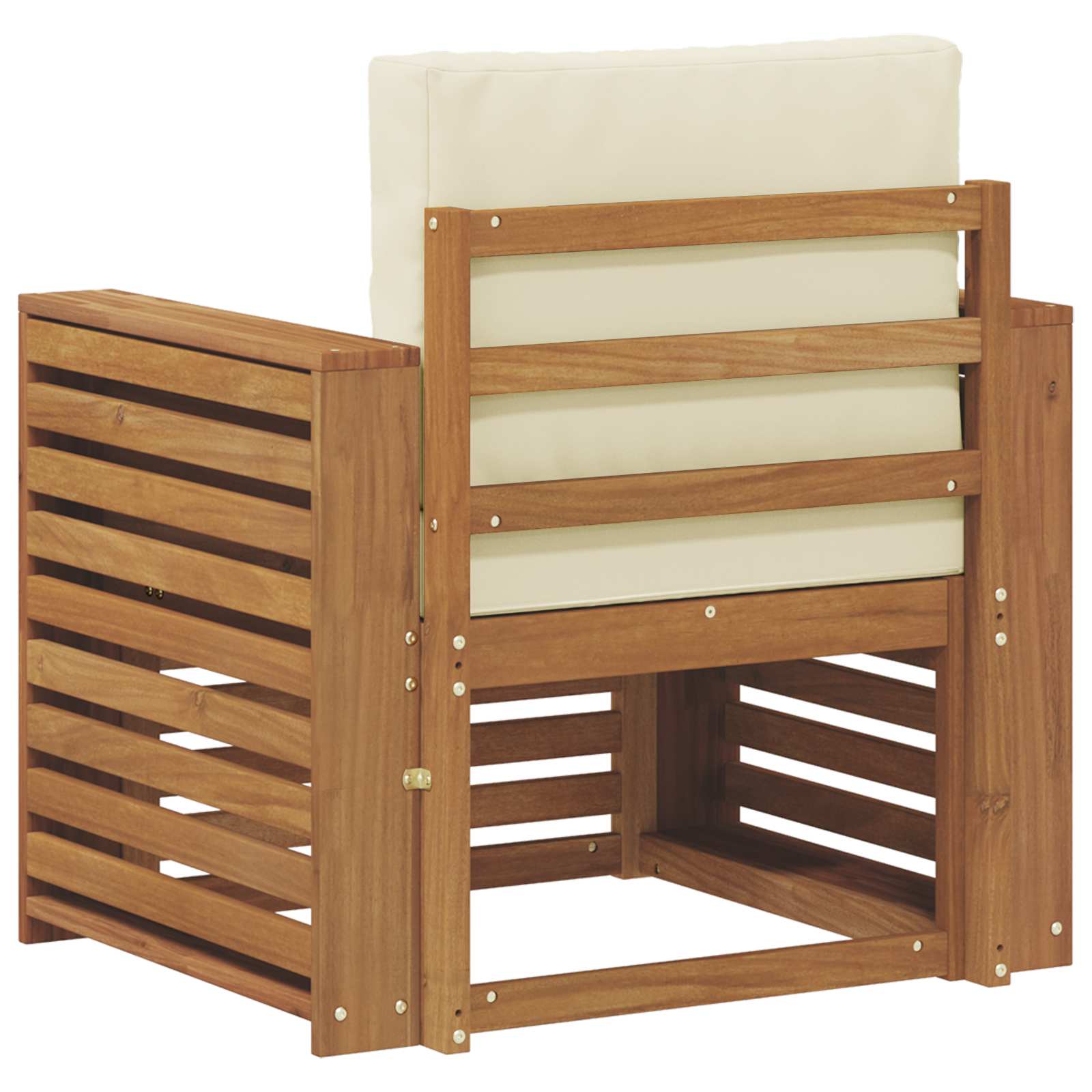 Set de canapele de exterior cu pernă natural 79 x 63 x 73 cm GartenMobel Dekor