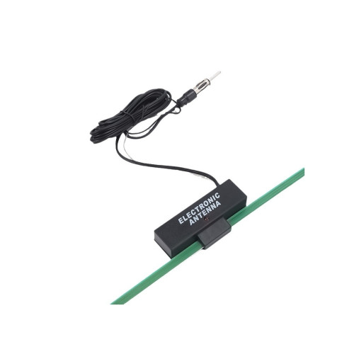 Antena electronică auto universală 34 cm, 12V, pentru recepție FM/AM (GT065)