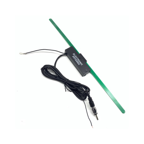 Antena electronică auto universală 34 cm, 12V, pentru recepție FM/AM (GT065)
