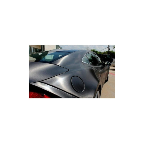 Folie autocolant aluminiu polisat gri antracit, fara bule, 1.52 m x 1 m (TXQ05)