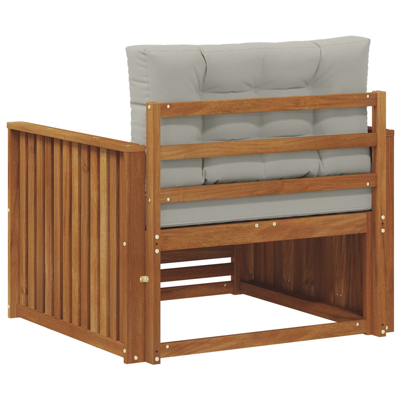 Set de canapele de exterior Lemn de acacia solid și poliester GartenMobel Dekor